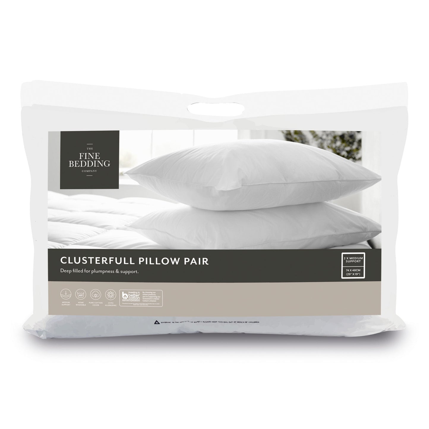 Clusterfull Pillow Pair - Medium Support
