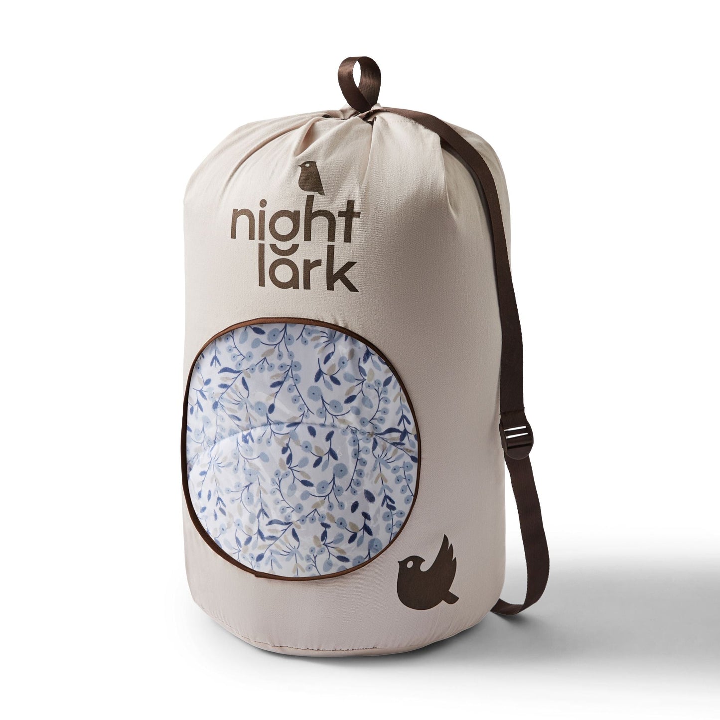 Night Lark Blue Garden Coverless Duvet Set Duffle Bag