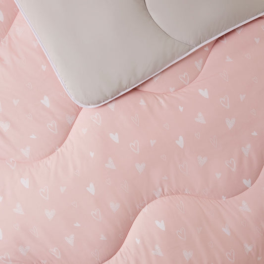 Night Lark® Junior - Dreamy Hearts - Childrens Coverless Duvet Set