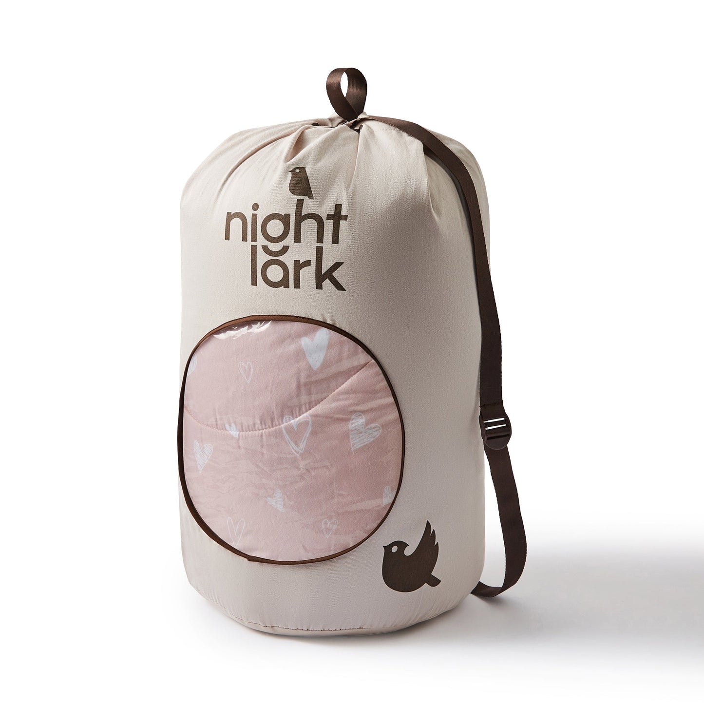 Night Lark® Junior - Dreamy Hearts - Childrens Coverless Duvet Set