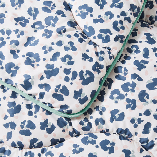 Night Lark/ Night Owl Wild Leopard Coverless Duvet Detail Warm Stone