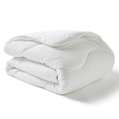 Night Owl®  - Natural Cotton Waffle Coverless Duvet