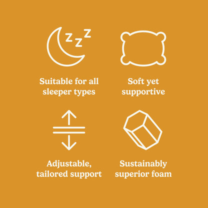 The Adjustable HoneyFoam™ Pillow