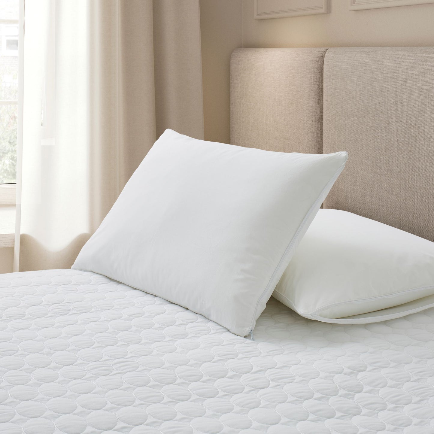 Classic Cotton Pillow Protector Lifestyle