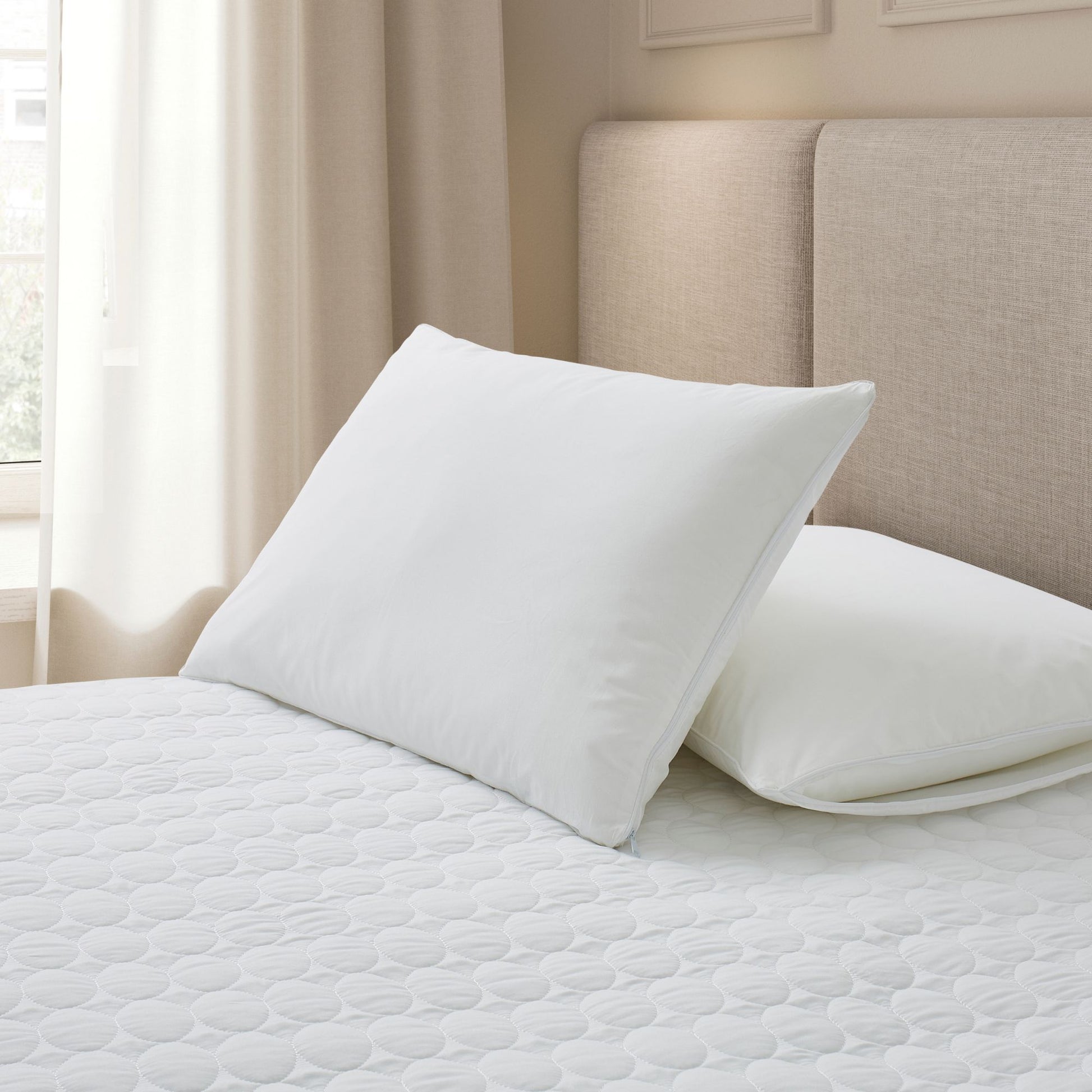 Classic Cotton Pillow Protector Lifestyle