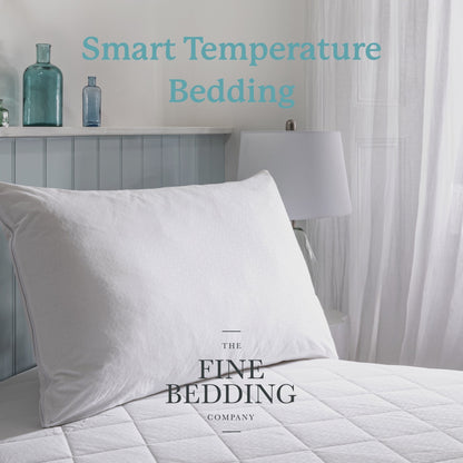 Smart Temperature Cool 100% Cotton Pillow Protector Pair